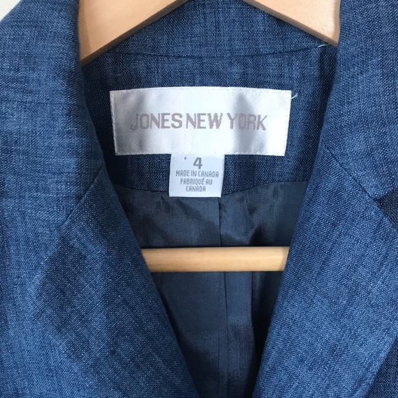 Jones New York chambray blazer/coat - Picture 2 of 6